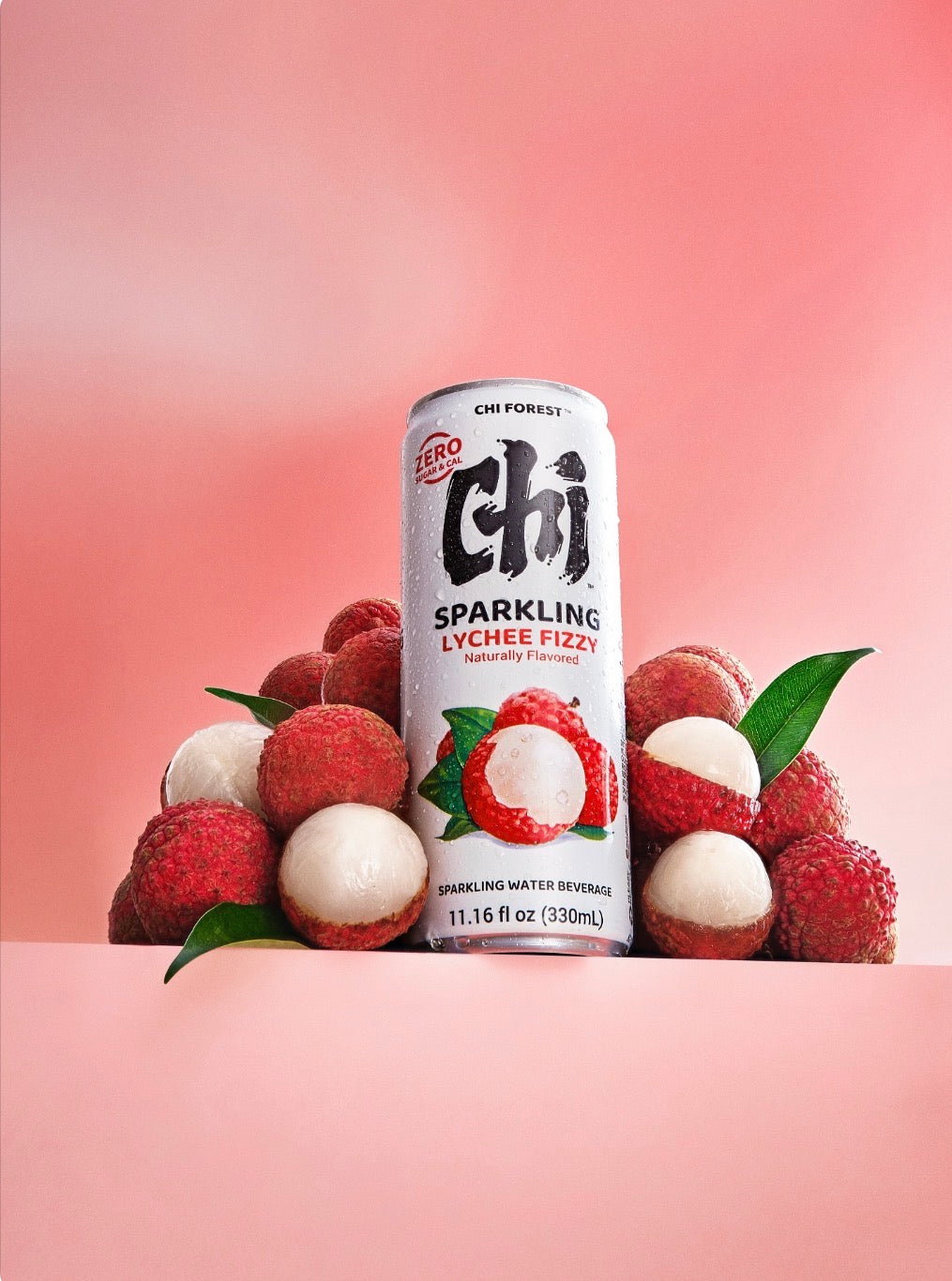 Litschi Sparkling Water – 0 Zucker, 0 Kalorien – Exotisches Erfrischungsgetränk