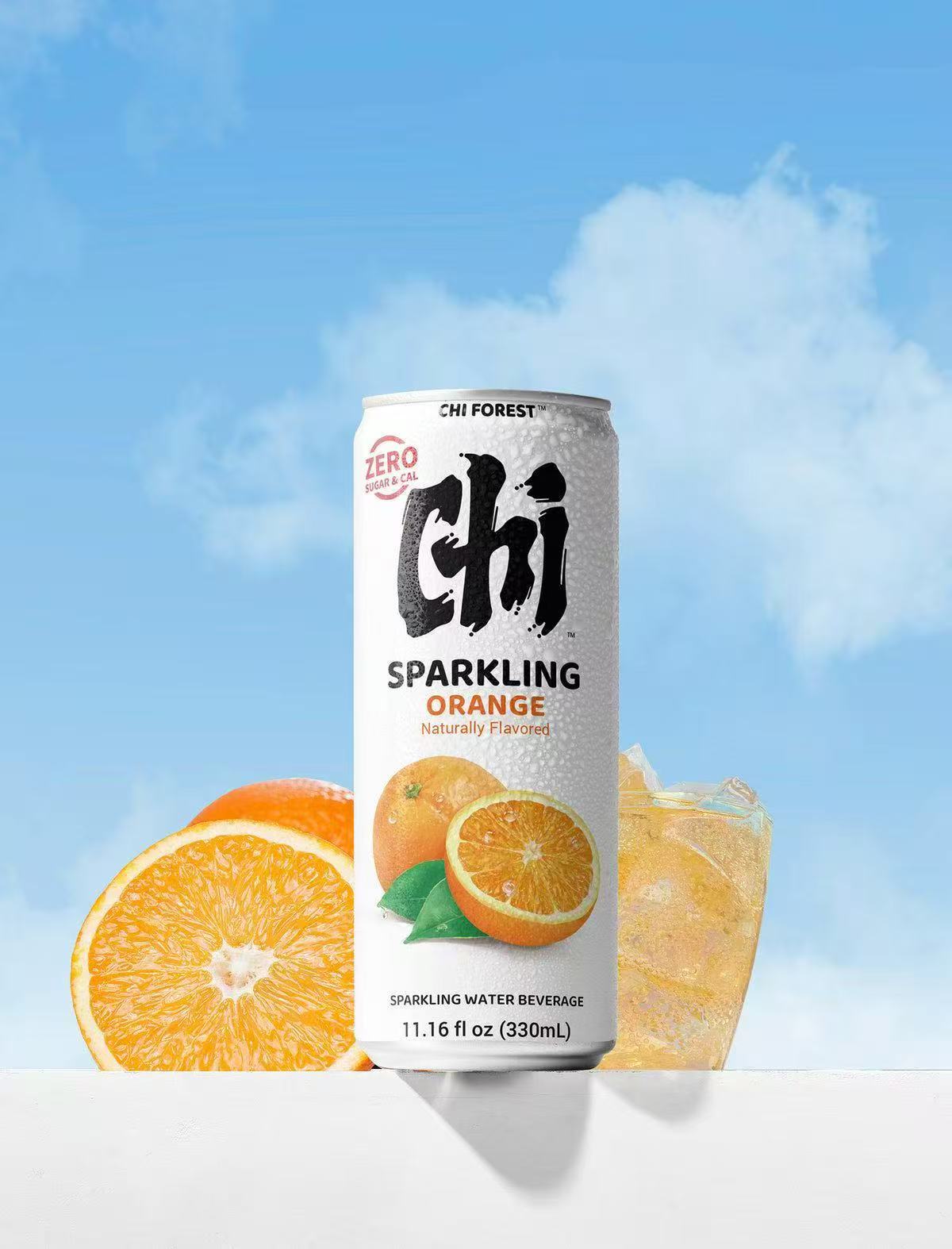 Orange Sparkling Water – 0 Zucker, 0 Kalorien